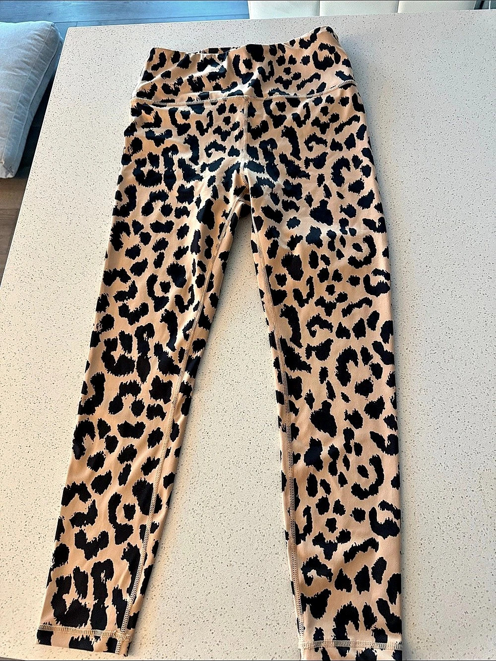 ALLFENIX Leopard Print Leggings Size Small Like New Butter Soft